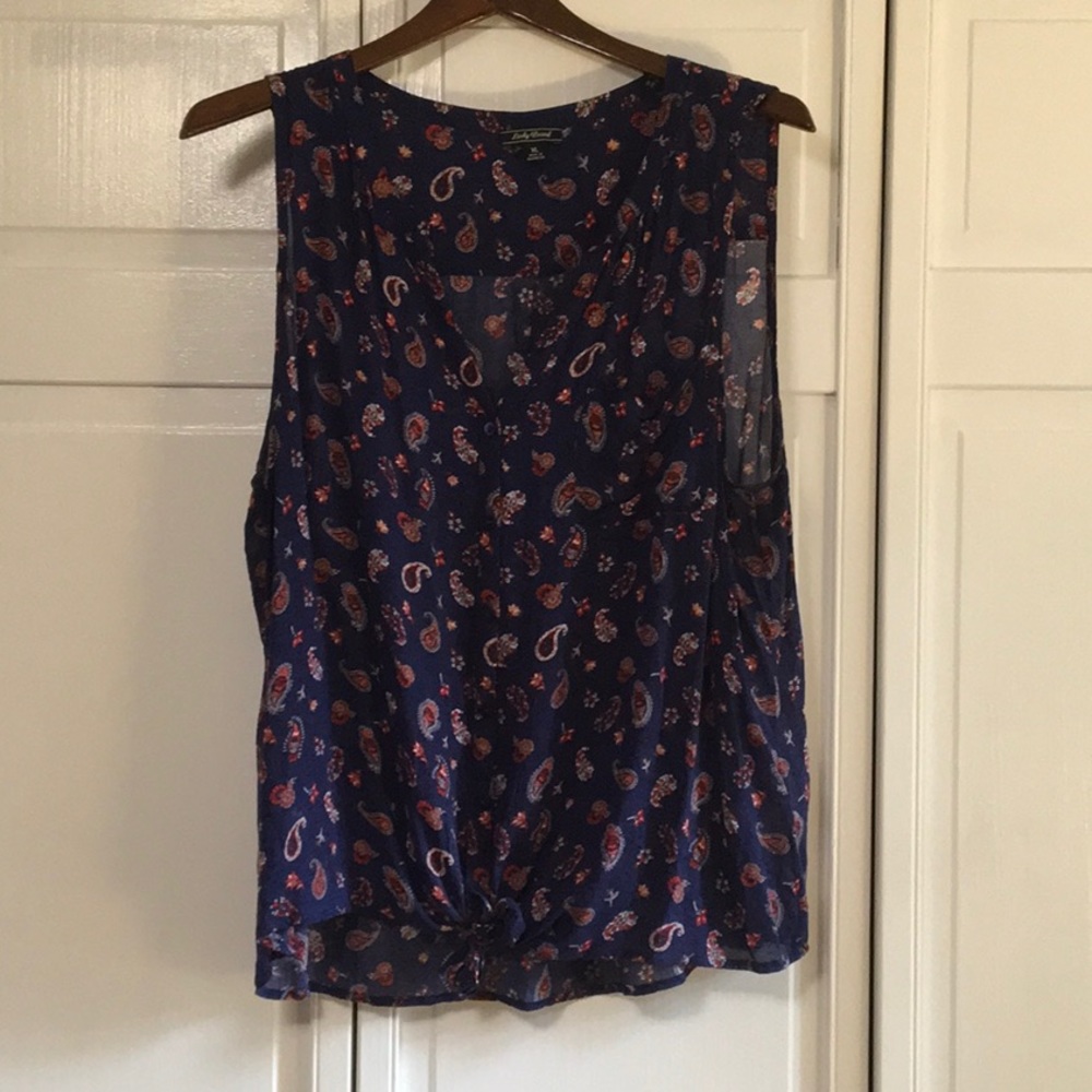 Tie-front Lucky Brand Top